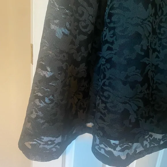 City Chic Black Jackie Lace Dress Size S 16 - Picture 3 of 8